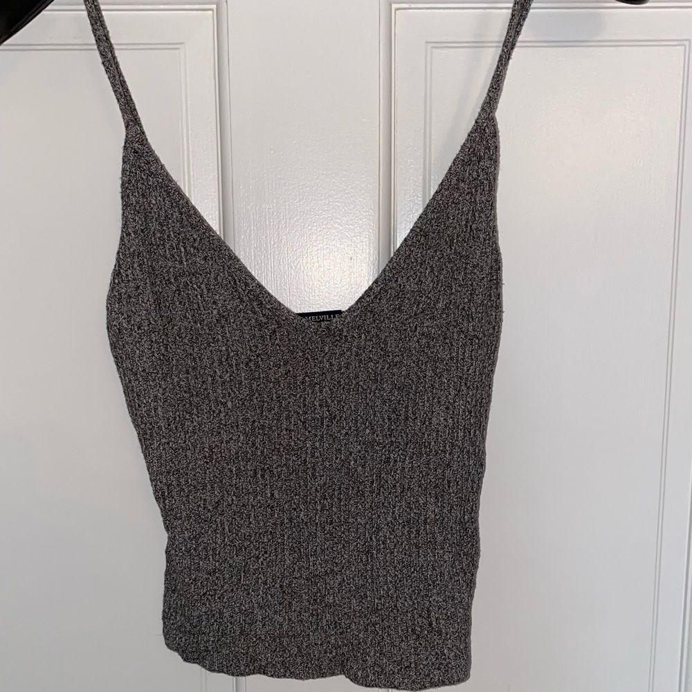 Brandy Melville cropped ribbed tank
